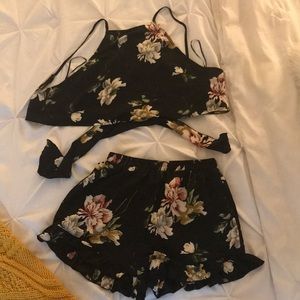 2 piece short set